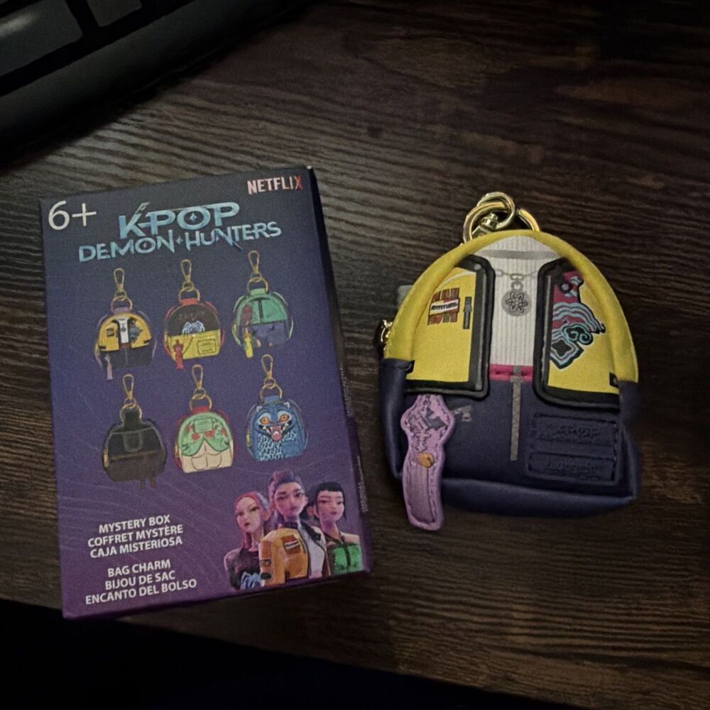 Loungefly: KPop Demon Hunter Mini Backpack Keychain Charm